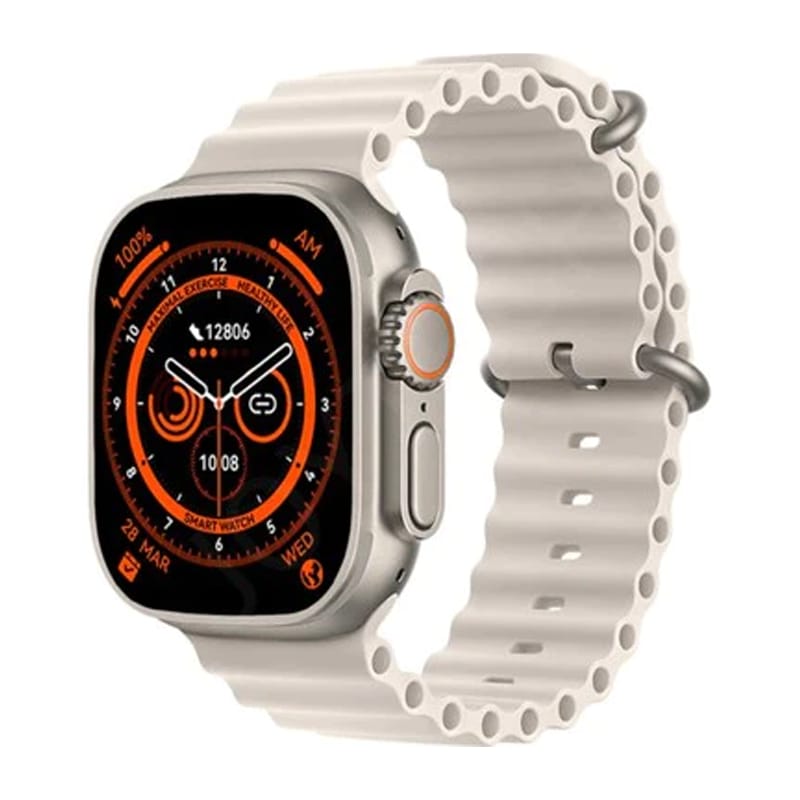 W&O X8 Ultra Smart Watch – 2.08" HD Bluetooth Calling & Fitness Tracker ⌚