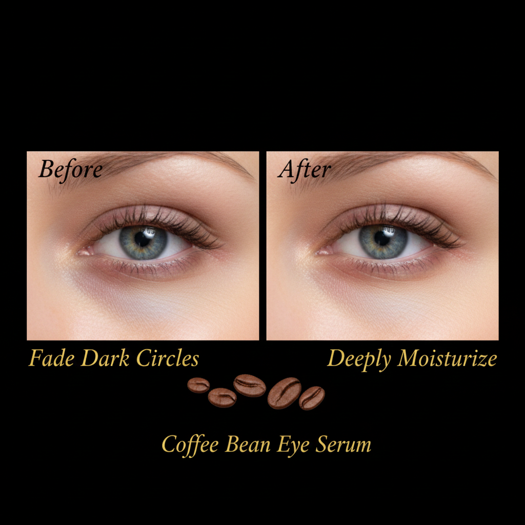 Coffee Bean Eye Serum Before After