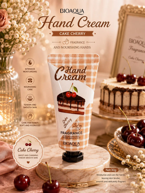 BIOAQUA Cake Cherry Fragrance Hand Cream