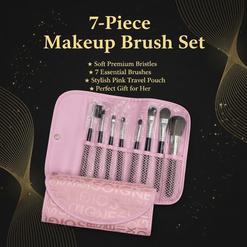 Makeup Brush Set Description Banner