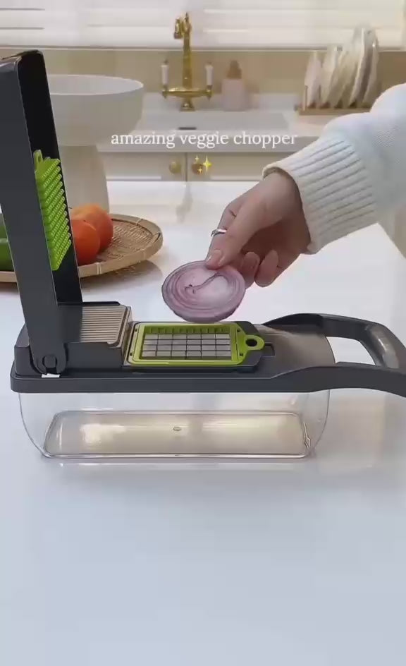 14-in-1 Mandoline Slicer & Vegetable Chopper | Multifunctional Food Cutter & Grater