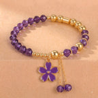 Korean Crystal Bead Bracelet Bundle – 6 Pcs & 12 Pcs Deal 🌸