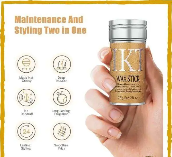 IKT Hair Wax Stick – Say Goodbye to Frizzy & Flyaway Hair!