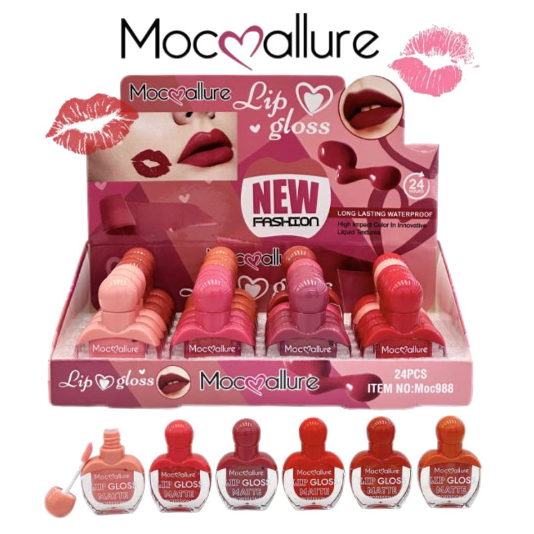 Mocallure Magic Shimmer & Glitter Lip Gloss – Pack of 6 Assorted Shades
