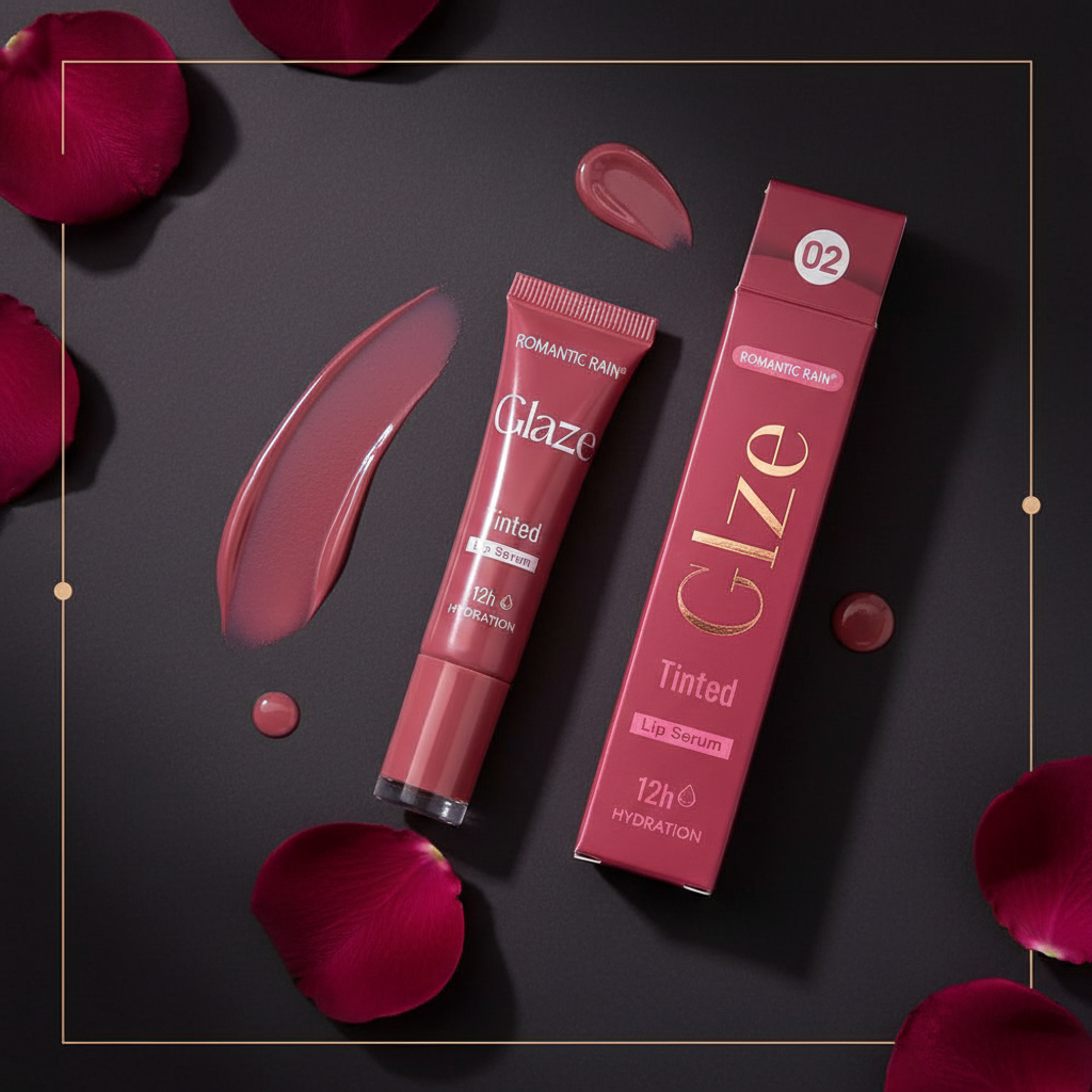 Romantic Rain Glaze Tinted Lip Serum - Description Image