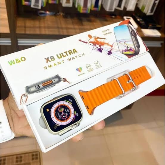 W&O X8 Ultra Smart Watch – 2.08" HD Bluetooth Calling & Fitness Tracker ⌚
