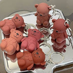 Teddy Bear Lip Gloss Keychain - multiple pieces