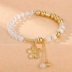 Korean Crystal Bead Bracelet Bundle – 6 Pcs & 12 Pcs Deal 🌸
